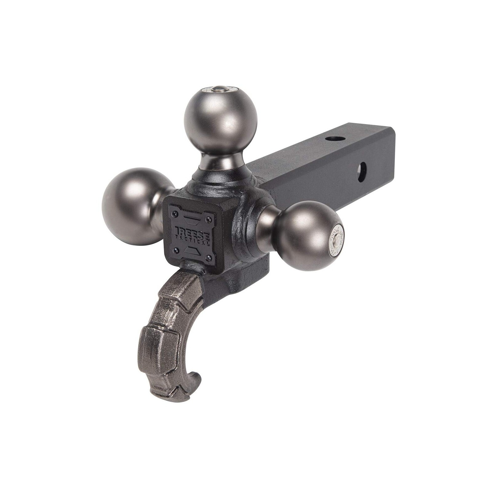 Reese Towpower 7095620 Tri Ball Trailer Hitch Ball Mount, (1-7/8 Inch, 2 Inch...