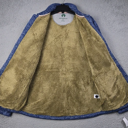 Weatherproof Sherpa Shirt Jacket Mens Medium Outside Fleece Shacket Button NWT image 2