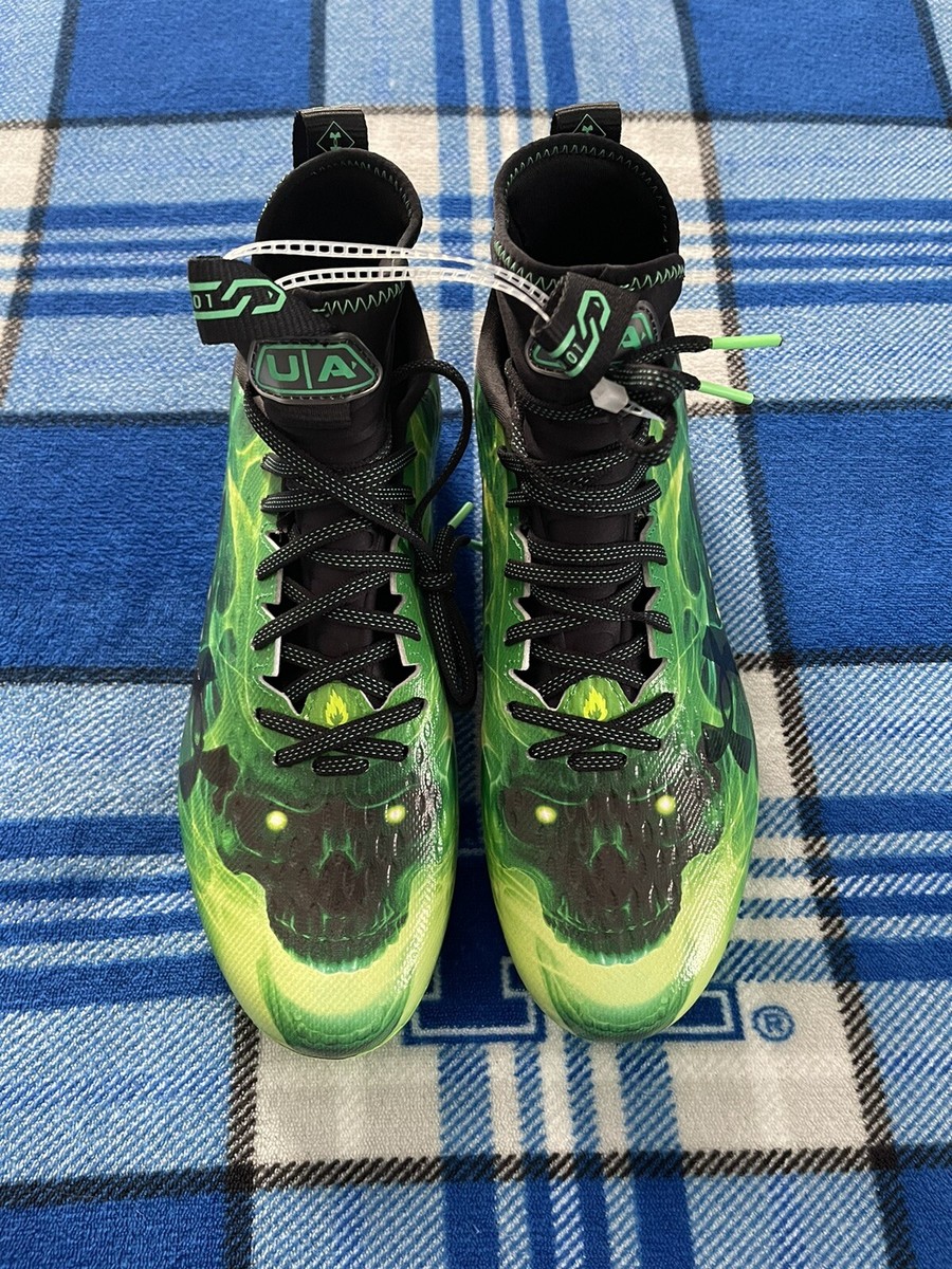 Under Armour UA Spotlight Lux MC LE Slime Green Football  display picture 3