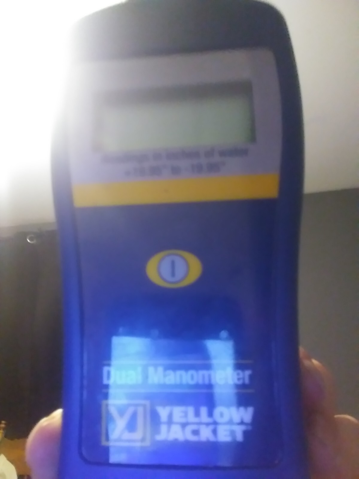 Yellow Jacket 78052 dual port digital electronic manometer w/ hoses eBay