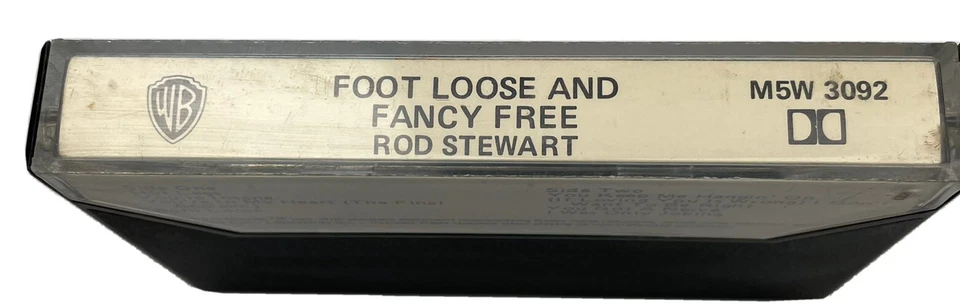 Rod Stewart Foot Loose And Fancy Free Music Cassette Tape M5W 3092 WB 1977 OG - Image 3 of 4