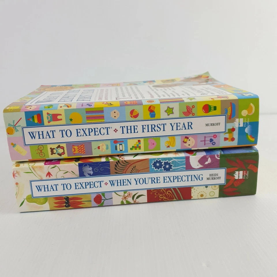 2 x Heidi Murkoff Book Bundle When You're Expecting, The First Year Pregnancy B9 - image 3 of 4