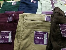 Gloria Vanderbilt Amanda Colored Jeans Assorted Colors  Sizes NWT NEW SIZES ADD