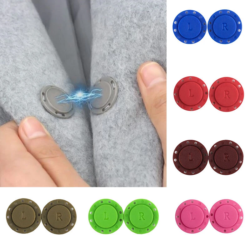 Magnetic Clothing Invisible Magnet Buttons Metal Buttons Clothes Sewing  Supplies