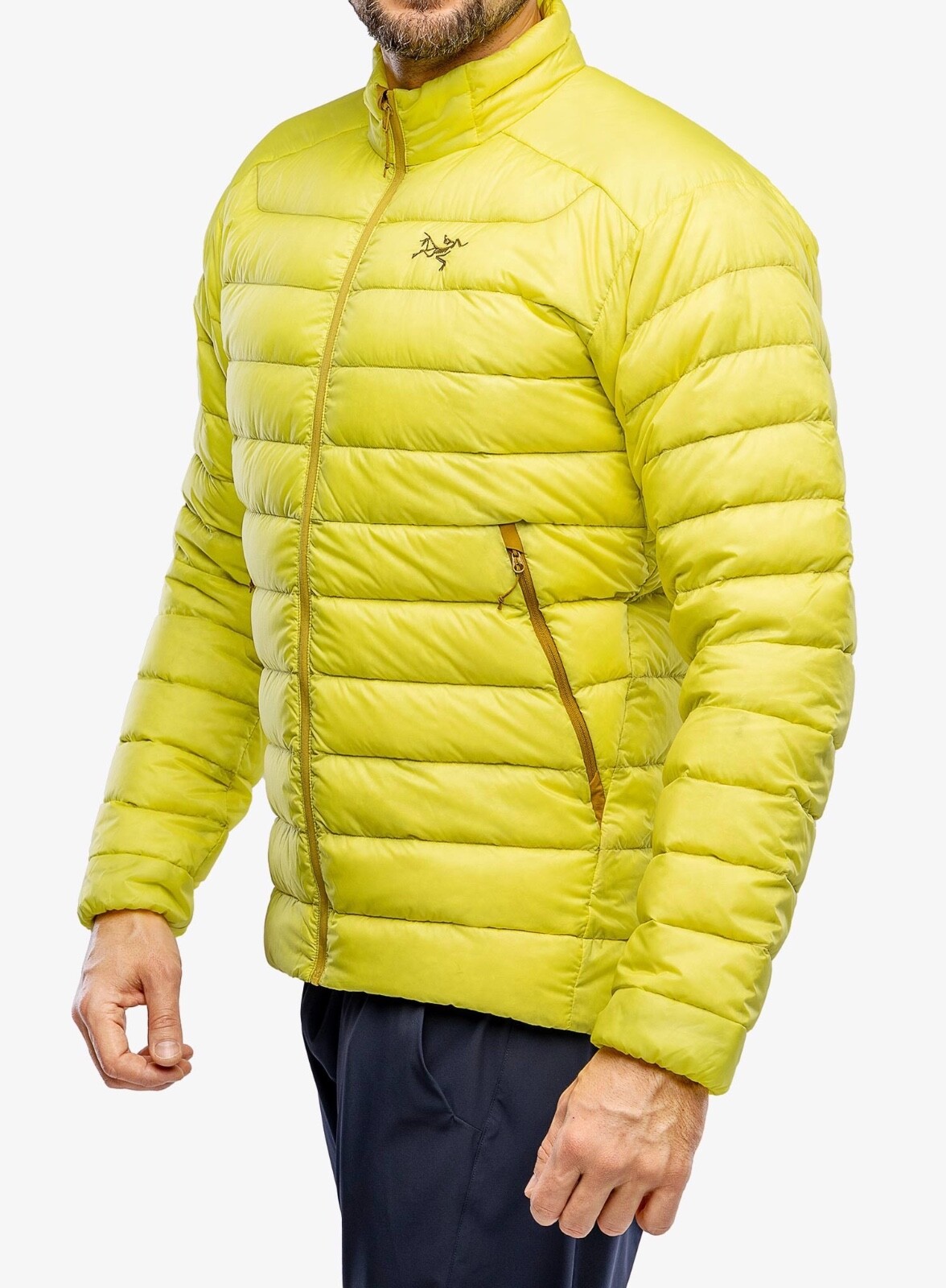 Giubbotto piumino d'oca bianco Arc'teryx Oracle cerio puffer uomo nuovo con etichette taglia XXL $375