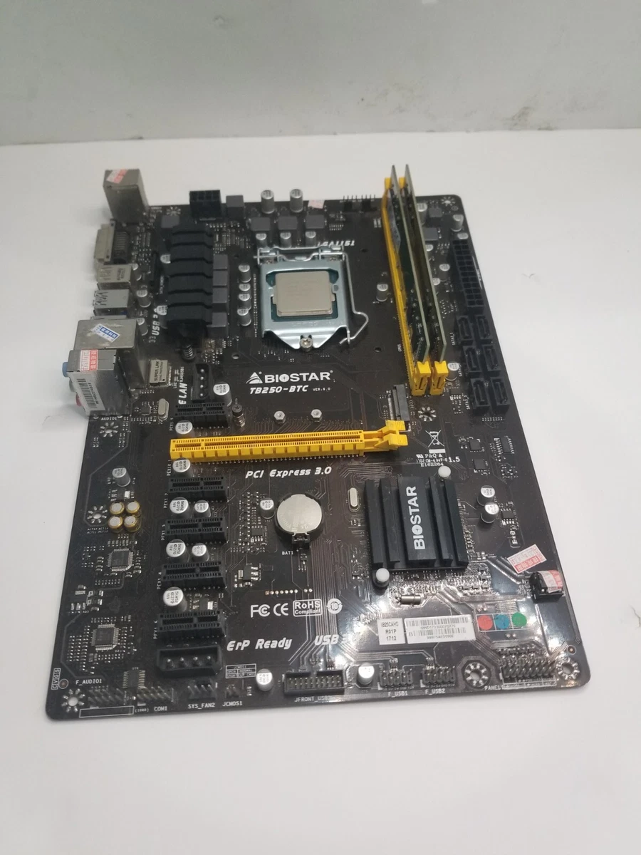 未使用BIOSTAR ATXマザーボード TB250-BTC+ biostar tb250 BIOSTAR TB250-BTC+ 未使用