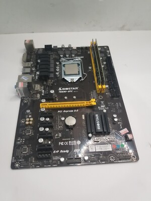 BIOSTAR TB250-BTC LGA 1151 Intel Full Kit CPU+Rams (USED)