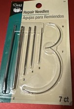 Dritz Repair Needles, 7 Ct, for Sail, Sacks, Canvas, Carpet, Leather, Upholstery
