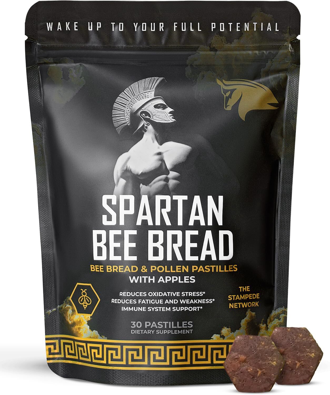 Spartan Bee Bread Chewables Natural Multivitamin | High Absorption Organic Be...