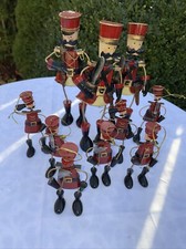 10 x Weihnachtsdeko Metall / Blechfiguren, weihnachtlichen Design