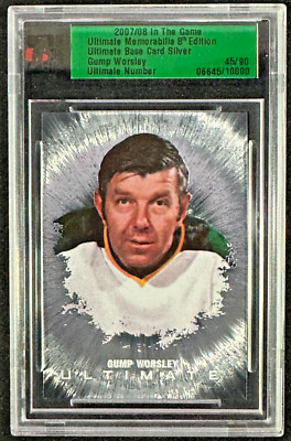 Gump Worsley /90  2007-08 ITG Ultimate Memorabilia #67