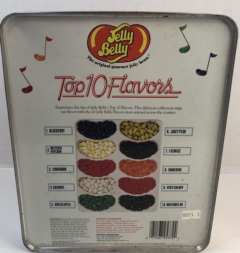 Jelly Belly Collectible Tin Jukebox Top 10 Flavors 10x8.5 in Great Condition - Picture 6 of 11