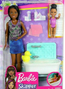 Nrfb Barbie Skipper Sitters Inc Avec Bebe Accessoires Fxh06 Baby Sitter Ebay