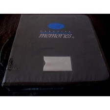 Creative Memories Accessory Binder 7 Protectors Good Zipper