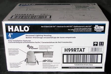Halo H99RTAT 4 in. Steel Recessed Lighting Housing Air-Tite 6 Pack