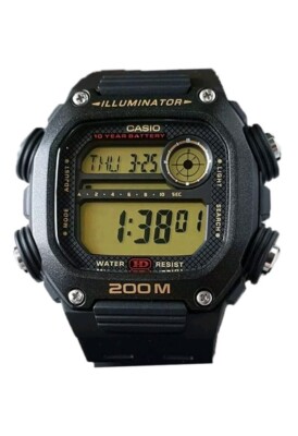 Casio World Time Watch DE291H-9AV 200 Meter WR 10 Year Battery Alarm Date