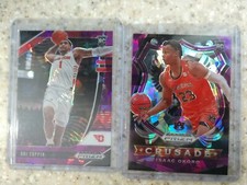  2020-21 Prizm /149 Draft ISAAC OKORO #84 Crusade & Obi Toppin #7 PURPLE ICE RC