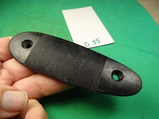 Unknown Buttplate 1.46" x 4.40" Flat Plastic #O55