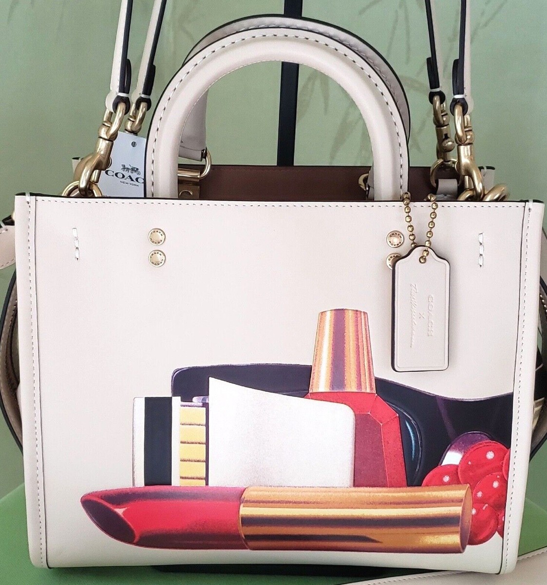 COACH X TOM WESSELMANN STILL LIFE ROGUE 25 BAG:NWT CA126 IVORY 