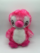 Nanco Plush Hot Pink Penguin Stuffed Animal Big Sewn Eyes 11  