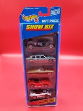 HOT WHEELS SHOW BIZ GIFT PACK 5 CAR NEW FERRARI