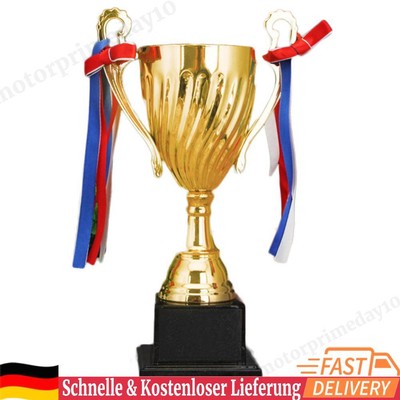 Trophy Cup Gold Achievement Trophies No Lid Sculpture Trophies for Competitions