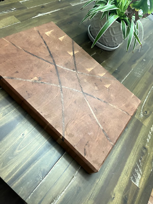 Cherry and Walnut End Grain Cutting Board