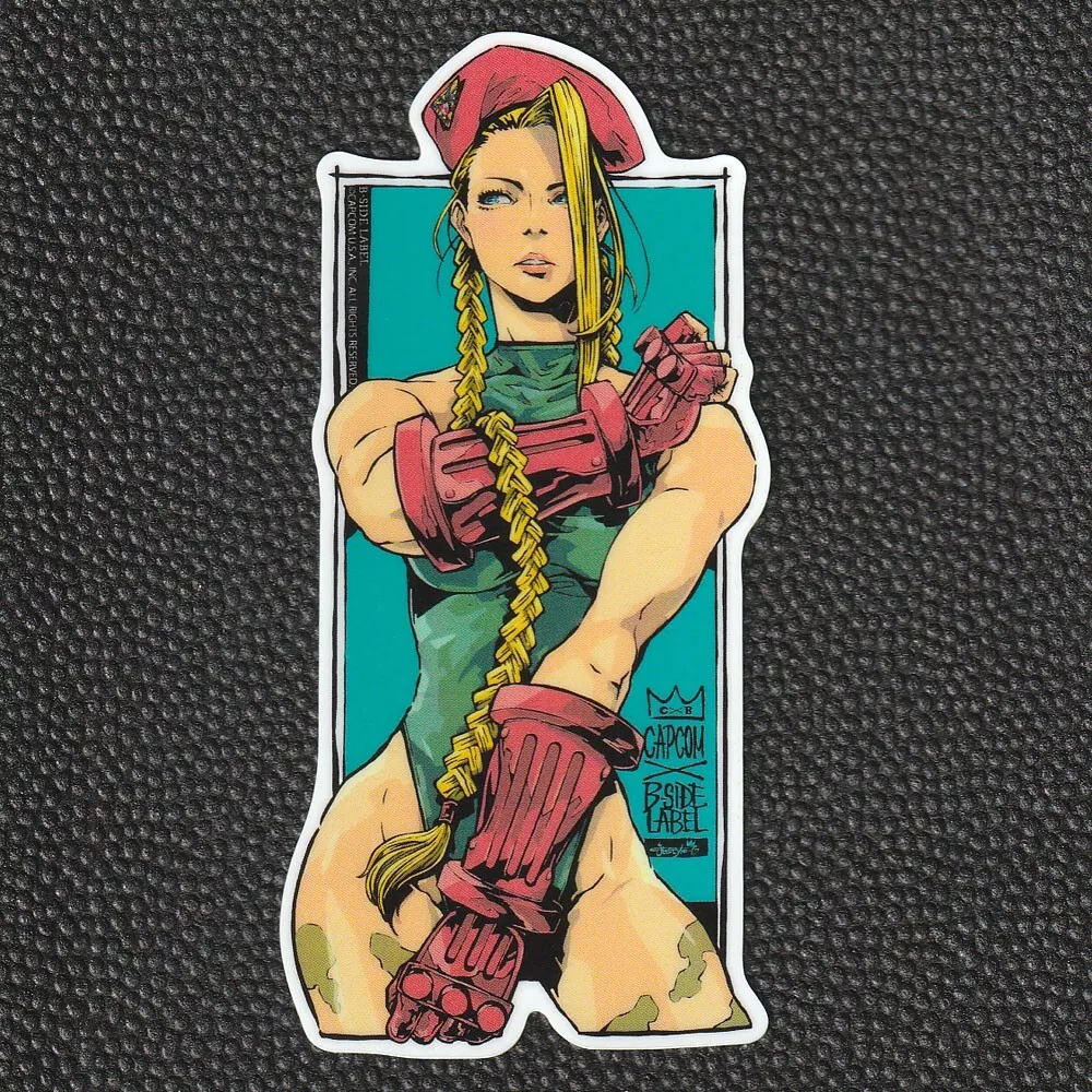 Sticker Cammy Street Fighter 6 CAPCOM40th×B-SIDE LABEL - Meccha Japan