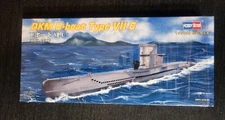 HOBBY BOSS DKM U-BOAT TYPE VII C  1/700 SCALE  (HBB87009) NEW OPEN BOX COMPLETE