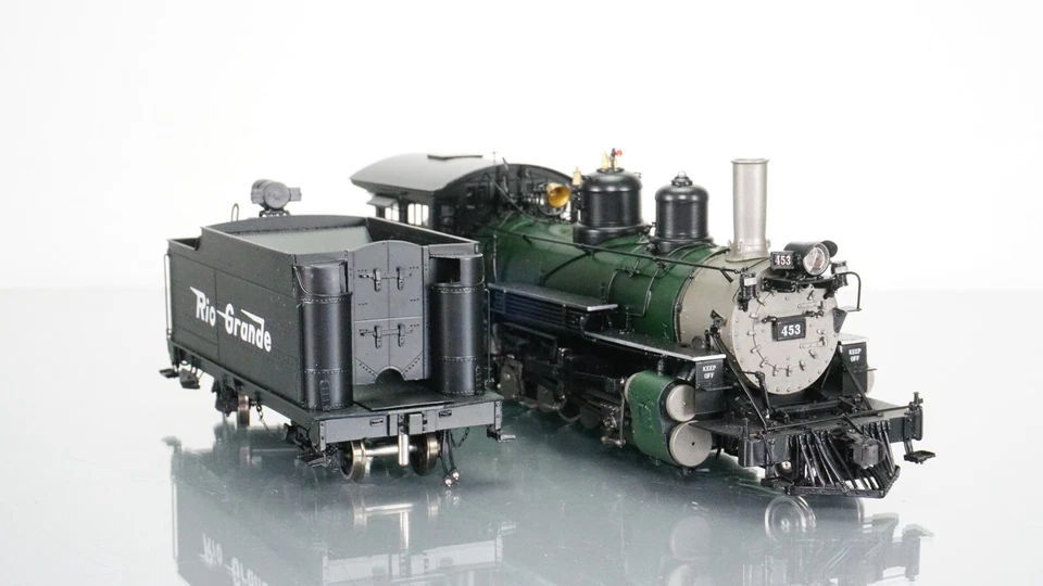 Precision Scale Iron Horse 2-8-2 K-27 Flying Rio Grande 453 On3 - Image 2 of 4