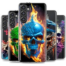 For Samsung Galaxy S25 Ultra S24 S23 S22 Note 20 Dragon Skull Hybrid Case Cover