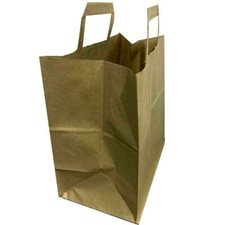 250x Papiertragetaschen 32+17x27 cm Papiertüten Papier Tragetaschen Tüte Tasche