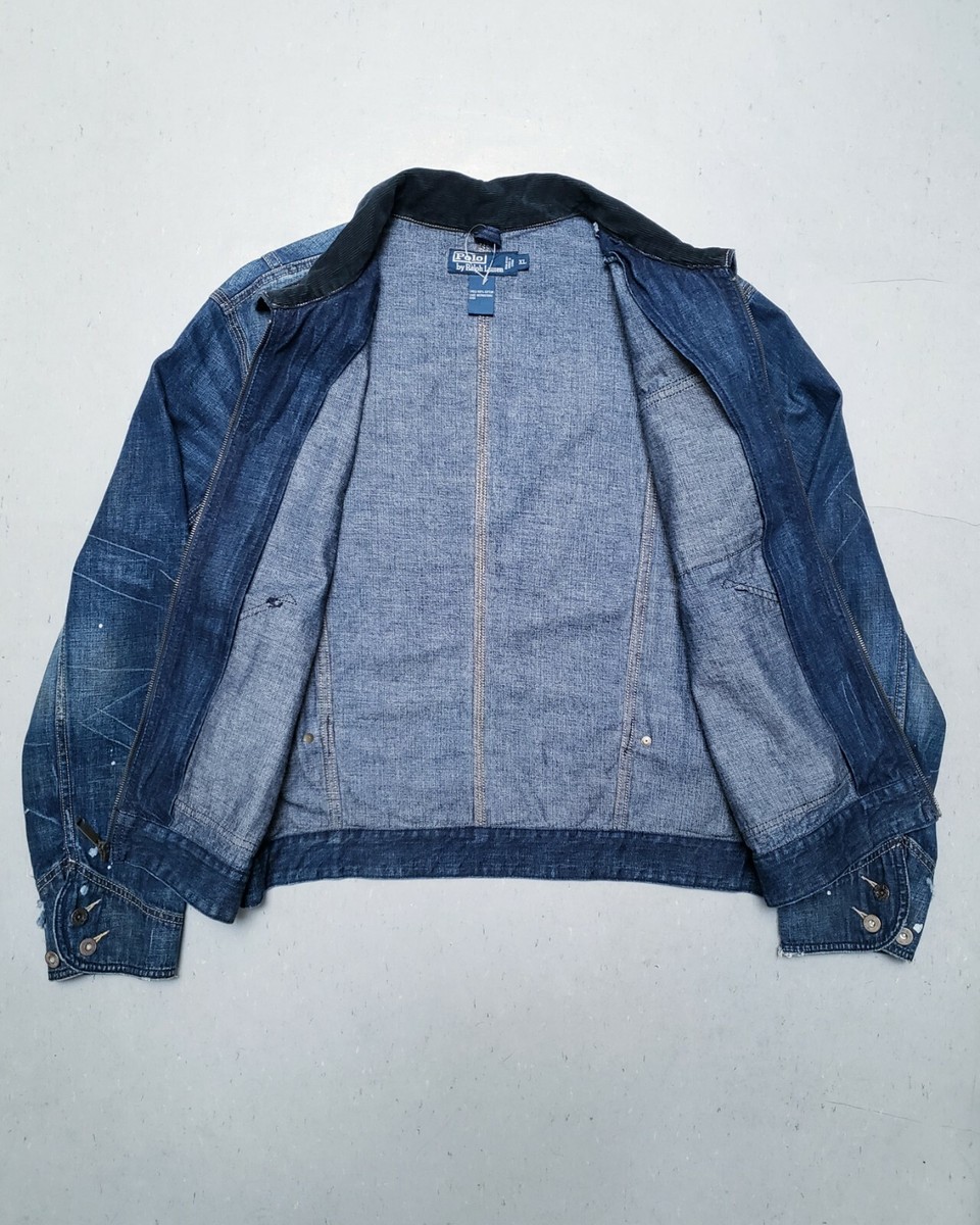 BNWOT Polo Ralph Lauren Jacket 40s Style LEE 191J Denim