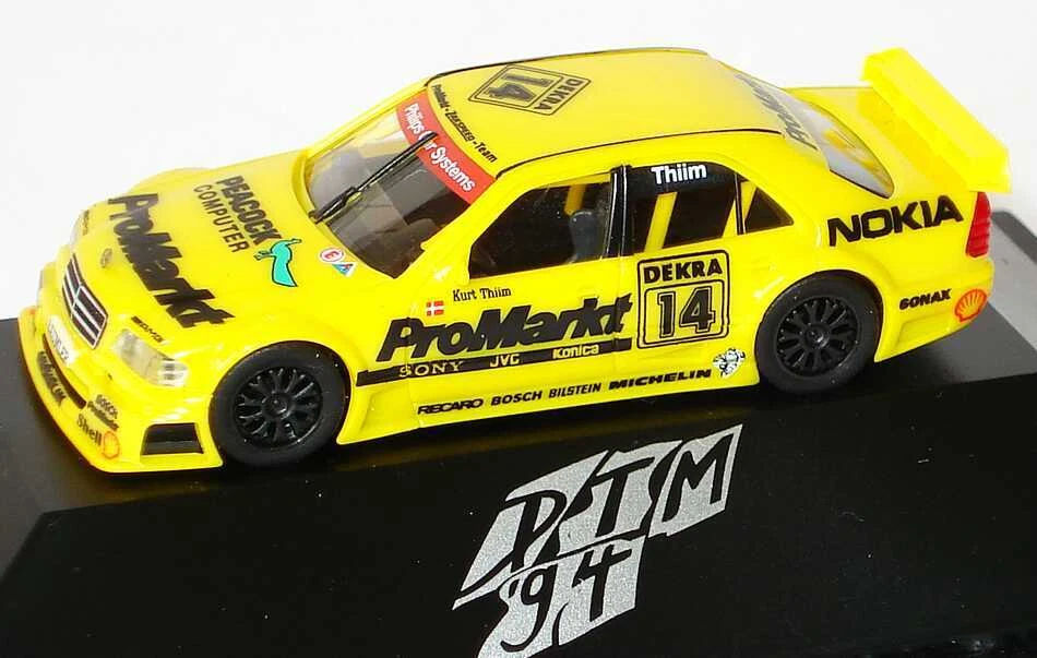 1:87 Mercedes-Benz C-Class DTM 1994 Zakspeed ProMarkt 14 Kurt Thiim - Herpa - Image 3 of 4