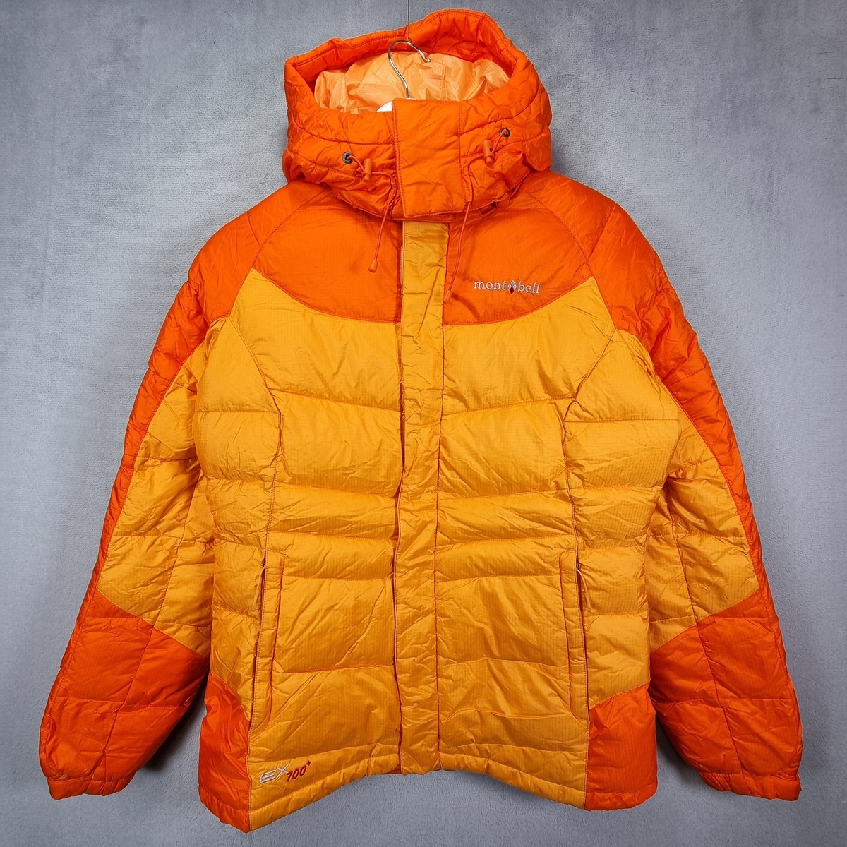 Montbell EX 700+ Puffer Jacket Womens Small Size 8/10 Orange  