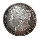 1882 S PL-Proof Like Morgan Dollar GEM BU. Rainbow Rev . Silver $1 US Coin #1435