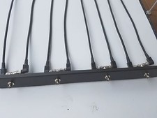 8 Cable RG-58 50 Ohm 4 Antenna Splitter Rack Male BNC-BNC for Shure UA440 Etc.