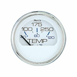 Faria VP9230A Voltmeter Gauge Analog Meter Chesapeake Black SS 10-16 Volt