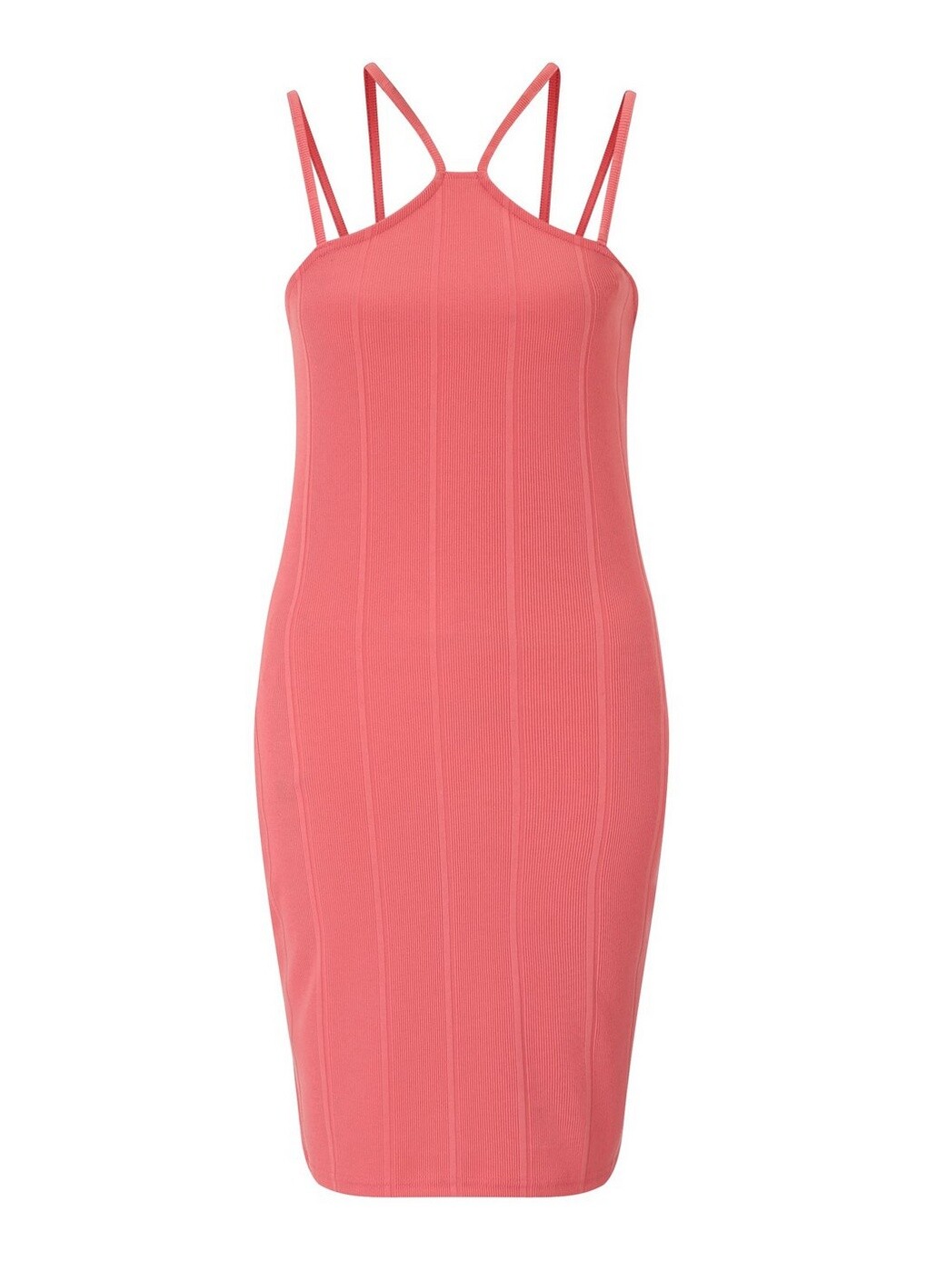 Miss Selfridge Coral Multi Strap Dress Size UK 6 rrp £25 DH009 QQ 05