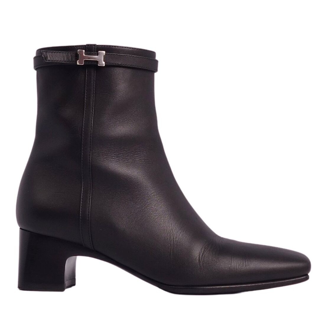 Hermes boots 2023 homage short H logo hardware heel shoes women's 36 Used MOLO-0 thumbnail 6