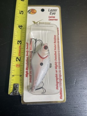 Bass Pro Shops XPS Lazer Eye NTV70-69 Crystal Shad 3'' Crankbait Lure Vintage NIB