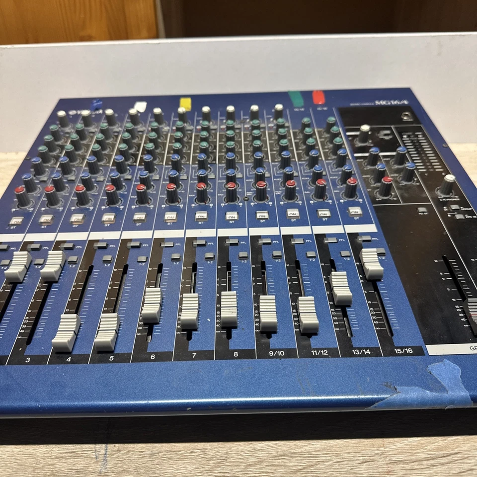 YAMAHA 16-channel 4-bus Analog Mixing Console MG16/4 Used　From Japan　Analog - Image 2 of 4