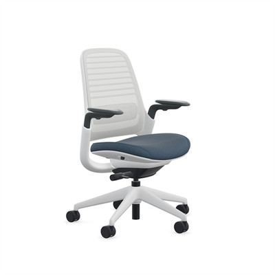 New Steelcase Series 1 Office Desk Chair Seagull Frame Midnight SoftNext Fabric