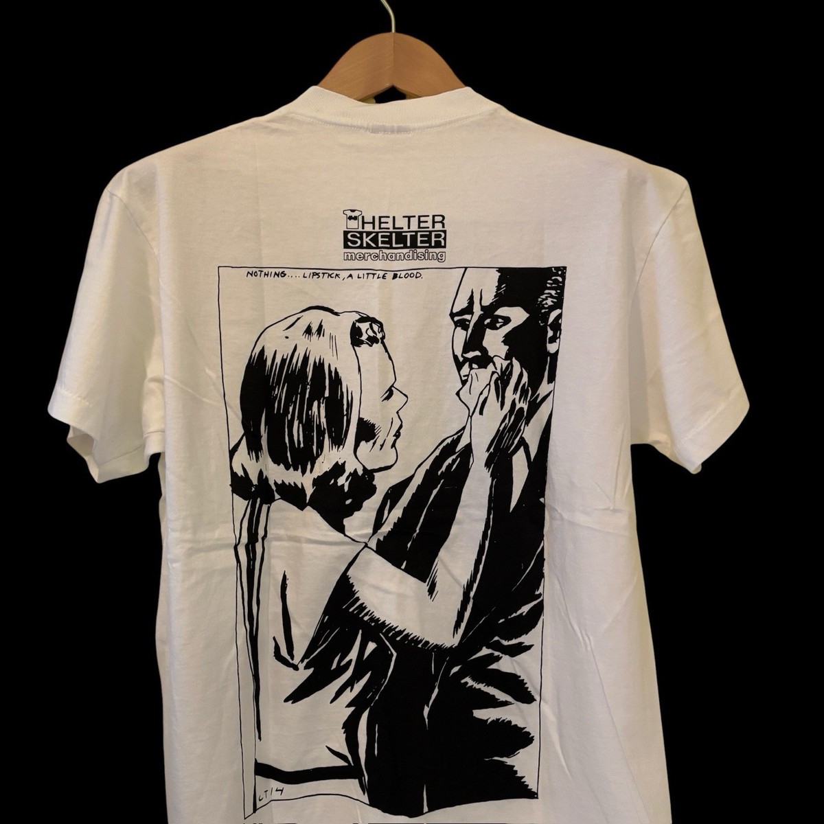 Vintage Sonic Youth Goo 90s Band Grunge Concert White Sz Large T