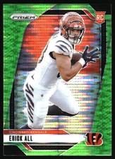 2024 Panini Prizm #333 Erick All Neon Green Pulsar