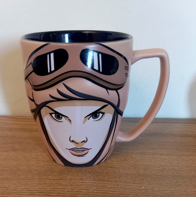 Disney Star Wars 3D Rey 4,5'' Kaffee Tee Becher geprägt
