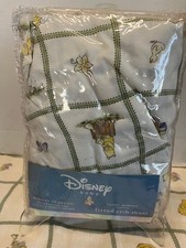 Vtg NWT Disney Winnie the Pooh Fitted Crib Sheet Nursery Baby Bedding 28 x 52