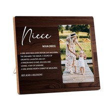 Niece Gifts Picture Frame, Aunt and Niece Gift Photo Frame, Uncle and Niece P...