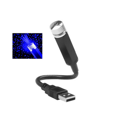 LED Sternenhimmel Auto Licht USB Lila 360° drehbar flexibel Dach Ambientelicht