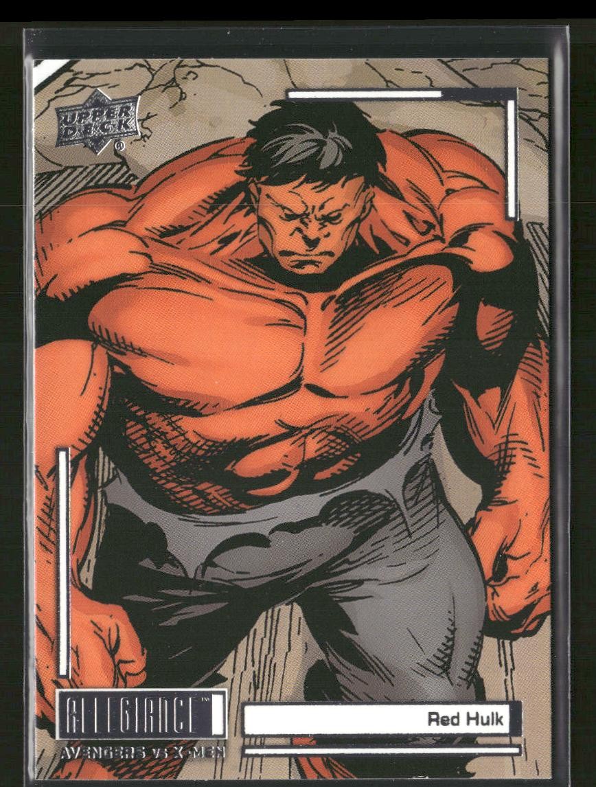 2023 Upper Deck Marvel Allegiance: Avengers vs X-Men #C42 Red Hulk